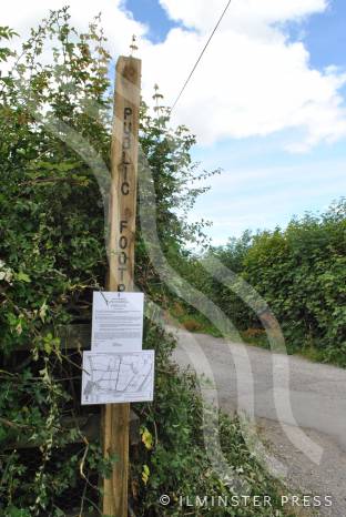 ILMINSTER NEWS: Bumpy Lane is an OFFICIAL public foopath Photo 2