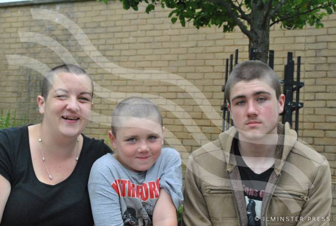 ILMINSTER NEWS: Family overwhelmed by head shave support Photo 1