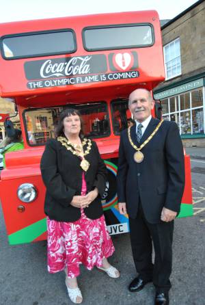 Olympic Torch Relay in Ilminster Pt 1 – May 22, 2012: FLASHBACK to when the Olympic Torch came through Ilminster on its way to the London Olympics of 2012. Photo 5