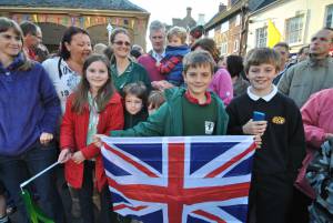Olympic Torch Relay in Ilminster Pt 2 – May 22, 2012: FLASHBACK to when the Olympic Torch came through Ilminster on its way to the London Olympics of 2012. Photo 1