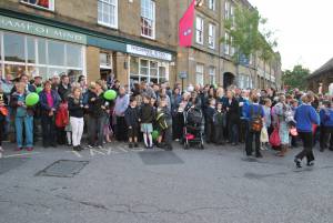 Olympic Torch Relay in Ilminster Pt 2 – May 22, 2012: FLASHBACK to when the Olympic Torch came through Ilminster on its way to the London Olympics of 2012. Photo 9
