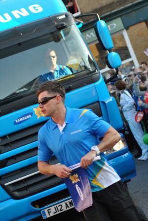 Olympic Torch Relay in Ilminster Pt 3 – May 22, 2012: FLASHBACK to when the Olympic Torch came through Ilminster on its way to the London Olympics of 2012. Photo 11