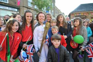 Olympic Torch Relay in Ilminster Pt 3 – May 22, 2012: FLASHBACK to when the Olympic Torch came through Ilminster on its way to the London Olympics of 2012. Photo 16