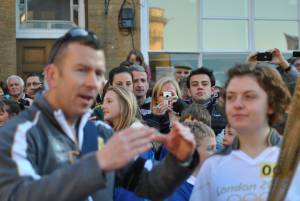 Olympic Torch Relay in Ilminster Pt 3 – May 22, 2012: FLASHBACK to when the Olympic Torch came through Ilminster on its way to the London Olympics of 2012. Photo 18