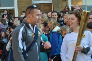 Olympic Torch Relay in Ilminster Pt 3 – May 22, 2012: FLASHBACK to when the Olympic Torch came through Ilminster on its way to the London Olympics of 2012. Photo 19