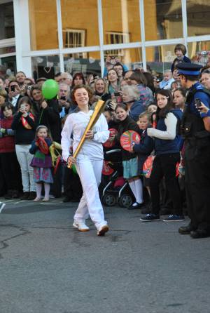 Olympic Torch Relay in Ilminster Pt 3 – May 22, 2012: FLASHBACK to when the Olympic Torch came through Ilminster on its way to the London Olympics of 2012. Photo 3