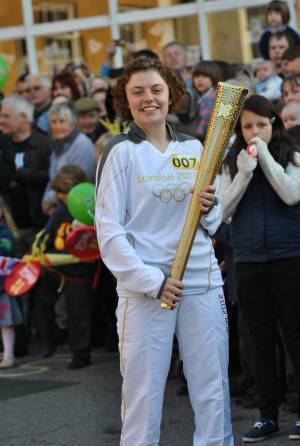 Olympic Torch Relay in Ilminster Pt 3 – May 22, 2012: FLASHBACK to when the Olympic Torch came through Ilminster on its way to the London Olympics of 2012. Photo 5