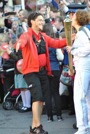 Olympic Torch Relay in Ilminster Pt 3 – May 22, 2012: FLASHBACK to when the Olympic Torch came through Ilminster on its way to the London Olympics of 2012. Photo 8