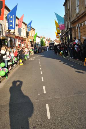 Olympic Torch Relay in Ilminster Pt 4 – May 22, 2012: FLASHBACK to when the Olympic Torch came through Ilminster on its way to the London Olympics of 2012. Photo 4