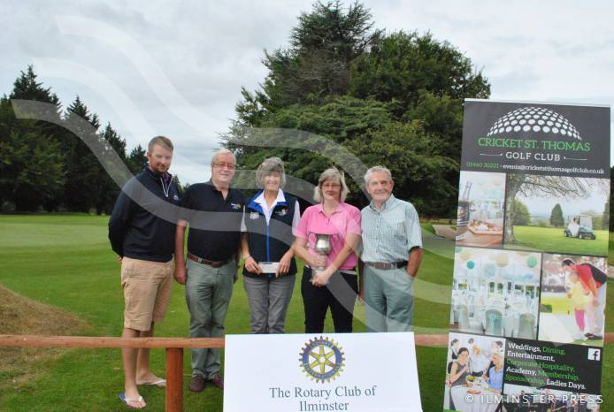 CLUBS AND SOCIETIES: First lady winner of Ilminster Rotary Club’s golf competition