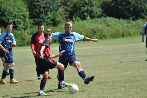 Bradley Cullen Memorial Match - August 2016: Brad's Lads won the annual Memorial Match in Ilminster by beating the Under-16s 5-4. Photo 11
