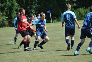 Bradley Cullen Memorial Match - August 2016: Brad's Lads won the annual Memorial Match in Ilminster by beating the Under-16s 5-4. Photo 25