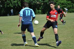 Bradley Cullen Memorial Match - August 2016: Brad's Lads won the annual Memorial Match in Ilminster by beating the Under-16s 5-4. Photo 8
