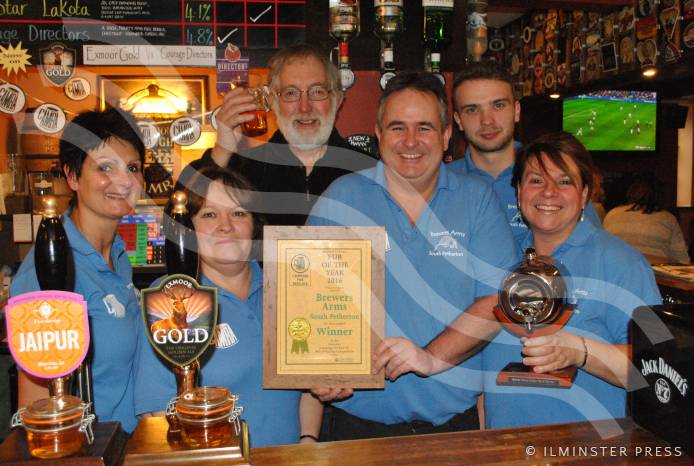 ILMINSTER AREA NEWS: Brewers Arms receives CAMRA award