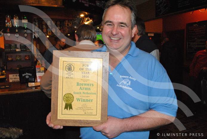 ILMINSTER AREA NEWS: Brewers Arms receives CAMRA award
