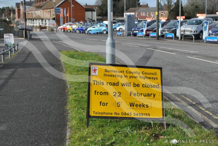 ILMINSTER NEWS: Drainage work underway and Station Road closed for five weeks