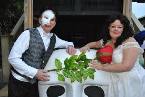 Gemini CC at Chard Carnival – October 8, 2016: Gemini CC, of Ilminster, amazed the crowds with their tableau entry Phantom. Photo 1