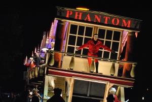 Gemini CC at Chard Carnival – October 8, 2016: Gemini CC, of Ilminster, amazed the crowds with their tableau entry Phantom. Photo 3