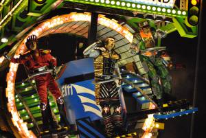 Harlequin CC at Chard Carnival – October 8, 2016: Harlequin CC, of Ilminster, wowed the crowds with their cart feature Underground Express. Photo 11