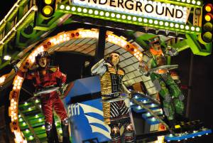Harlequin CC at Chard Carnival – October 8, 2016: Harlequin CC, of Ilminster, wowed the crowds with their cart feature Underground Express. Photo 12