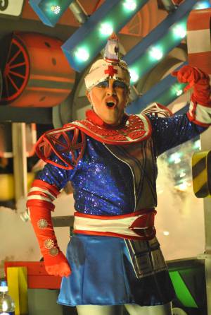 Harlequin CC at Chard Carnival – October 8, 2016: Harlequin CC, of Ilminster, wowed the crowds with their cart feature Underground Express. Photo 22
