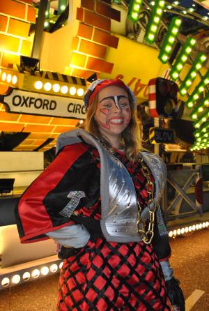 Harlequin CC at Chard Carnival – October 8, 2016: Harlequin CC, of Ilminster, wowed the crowds with their cart feature Underground Express. Photo 2