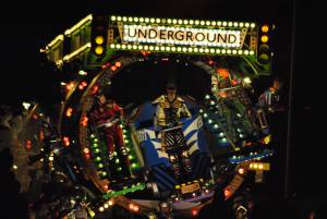 Harlequin CC at Chard Carnival – October 8, 2016: Harlequin CC, of Ilminster, wowed the crowds with their cart feature Underground Express. Photo 3