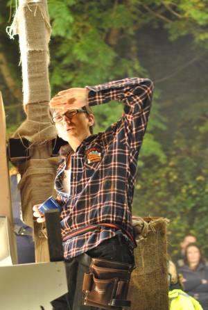 Eclipse CC at Chard Carnival – October 8, 2016: Eclipse CC, of Chard, entertained the crowds at their home Carnival with their cart feature Loggers Yard. Photo 15