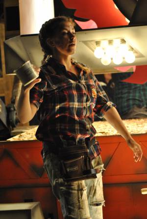 Eclipse CC at Chard Carnival – October 8, 2016: Eclipse CC, of Chard, entertained the crowds at their home Carnival with their cart feature Loggers Yard. Photo 16