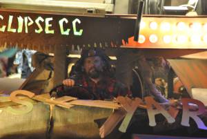 Eclipse CC at Chard Carnival – October 8, 2016: Eclipse CC, of Chard, entertained the crowds at their home Carnival with their cart feature Loggers Yard. Photo 2