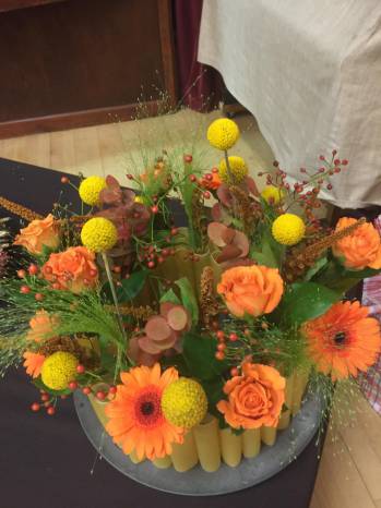CLUBS AND SOCIETIES: Angie's a hit with Ile Valley Flower Club Photo 5