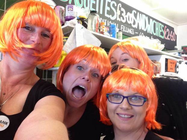 ILMINSTER NEWS: They Stood Up to Cancer at Silver Street Dairy