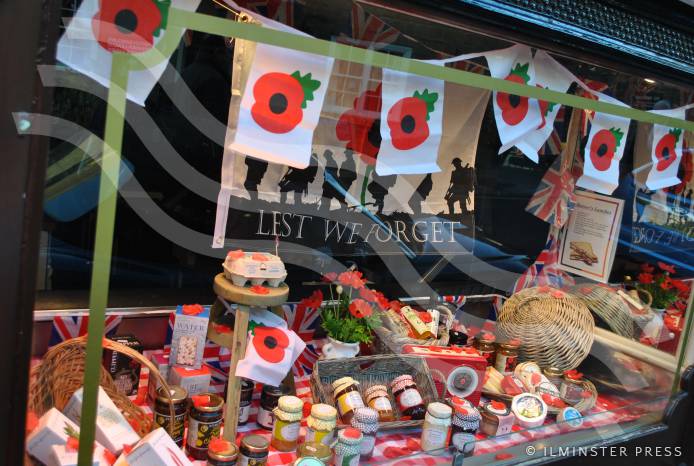 ILMINSTER NEWS: Fitting tribute to the fallen at Bonner’s Butchers