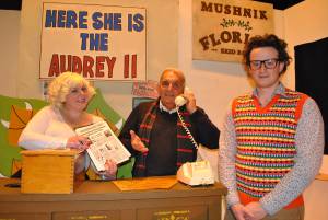 BATS Part 1 – Nov 2016: A Little Shop of Horrors was performed as Broadway village hall on November 10-12, 2016, by members of the Broadway Amateur Theatrical Society. Photo 6