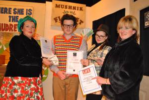 BATS Part 1 – Nov 2016: A Little Shop of Horrors was performed as Broadway village hall on November 10-12, 2016, by members of the Broadway Amateur Theatrical Society. Photo 9