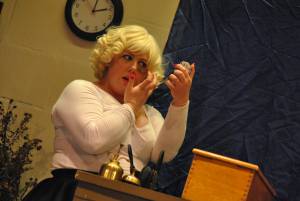 BATS Part 2 – Nov 2016: A Little Shop of Horrors was performed as Broadway village hall on November 10-12, 2016, by members of the Broadway Amateur Theatrical Society. Photo 16