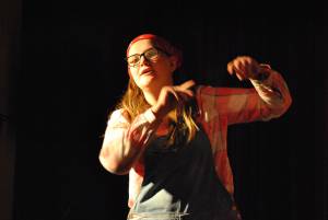 BATS Part 2 – Nov 2016: A Little Shop of Horrors was performed as Broadway village hall on November 10-12, 2016, by members of the Broadway Amateur Theatrical Society. Photo 6