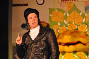 BATS Part 3– Nov 2016: A Little Shop of Horrors was performed as Broadway village hall on November 10-12, 2016, by members of the Broadway Amateur Theatrical Society. Photo 17