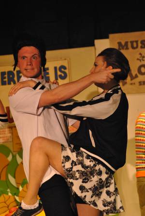 BATS Part 3– Nov 2016: A Little Shop of Horrors was performed as Broadway village hall on November 10-12, 2016, by members of the Broadway Amateur Theatrical Society. Photo 24