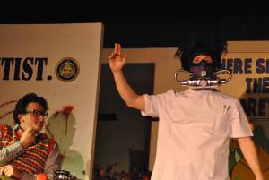 BATS Part 4 – Nov 2016: A Little Shop of Horrors was performed as Broadway village hall on November 10-12, 2016, by members of the Broadway Amateur Theatrical Society. Photo 10