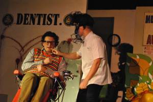 BATS Part 4 – Nov 2016: A Little Shop of Horrors was performed as Broadway village hall on November 10-12, 2016, by members of the Broadway Amateur Theatrical Society. Photo 11