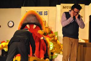 BATS Part 4 – Nov 2016: A Little Shop of Horrors was performed as Broadway village hall on November 10-12, 2016, by members of the Broadway Amateur Theatrical Society. Photo 23