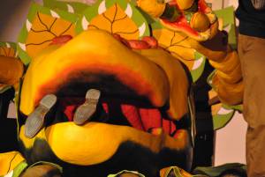 BATS Part 4 – Nov 2016: A Little Shop of Horrors was performed as Broadway village hall on November 10-12, 2016, by members of the Broadway Amateur Theatrical Society. Photo 25