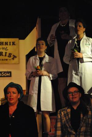 BATS Part 5 – Nov 2016: A Little Shop of Horrors was performed as Broadway village hall on November 10-12, 2016, by members of the Broadway Amateur Theatrical Society. Photo 10