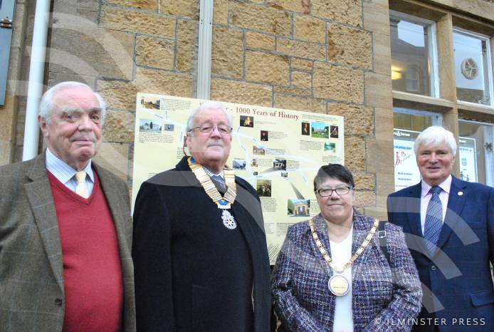ILMINSTER NEWS: History information board is unveiled Photo 7
