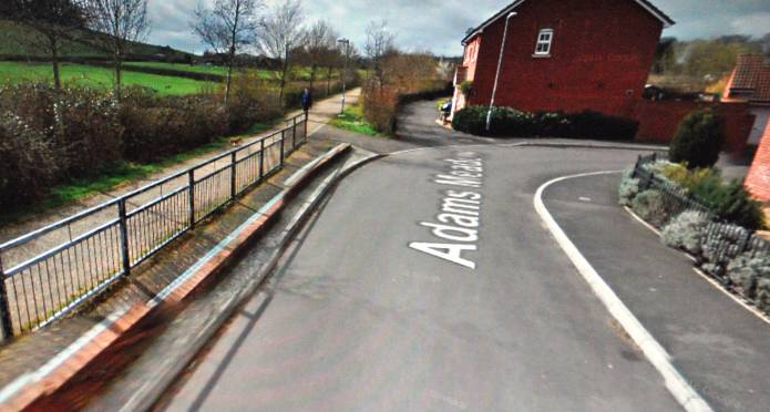 ILMINSTER NEWS: Adams Meadow cannot cope with emergency vehicles Photo 2